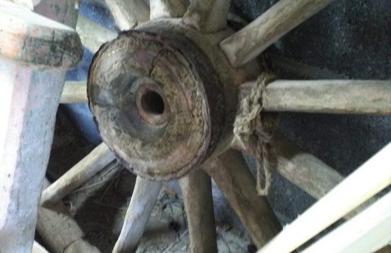 Louisburgh Area Men's Shed- Cart wheel restoration