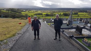 Volunteers overseeing surface works at Kilgeever | Mary O'Malley