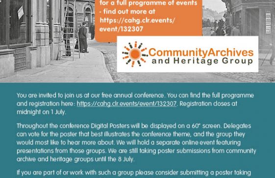 Community Archives and Heritage Conference 2022