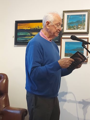Michael Lyons reading extracts from his book | Mary O'Malley