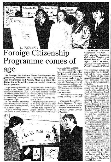 Foroige Citizenship 1971 | Submitted to our Facebook page by Steven Morrison