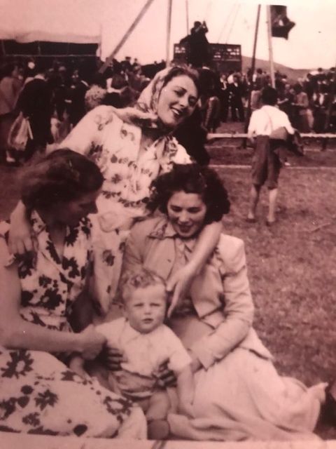 Anne, Kay and Nora Duggan (Hawkes) at the Carrownisky races circa 1953 | Anita Hawkes